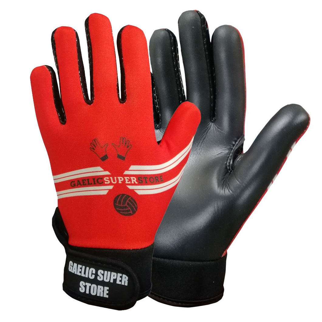 Red Gaelic Gloves